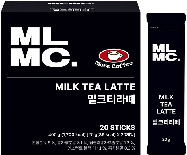 MLMC 밀크티 라떼 스틱 20g 20개입, 20개