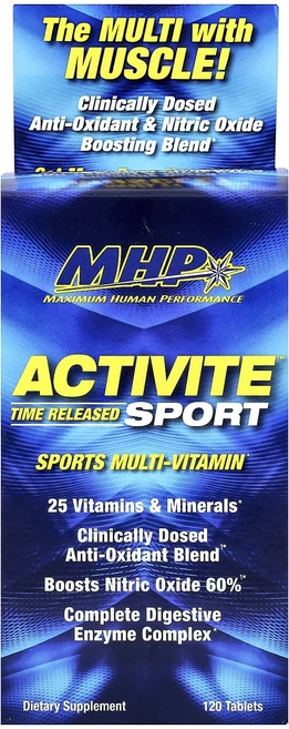 MHP Activite 스포츠 종합비타민 서방형 120정, 5개 - 쿠팡