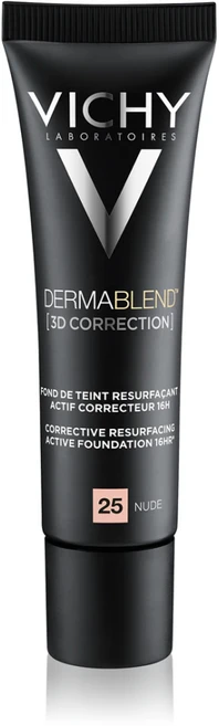 비쉬 더마블렌드 3D코렉션 파운데이션 25호 누드 30ml, 1개 - 쿠팡