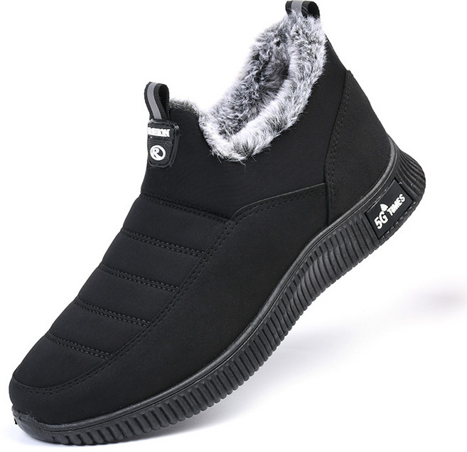 남성 털 안감 중장년층 캐주얼 신발/방한화