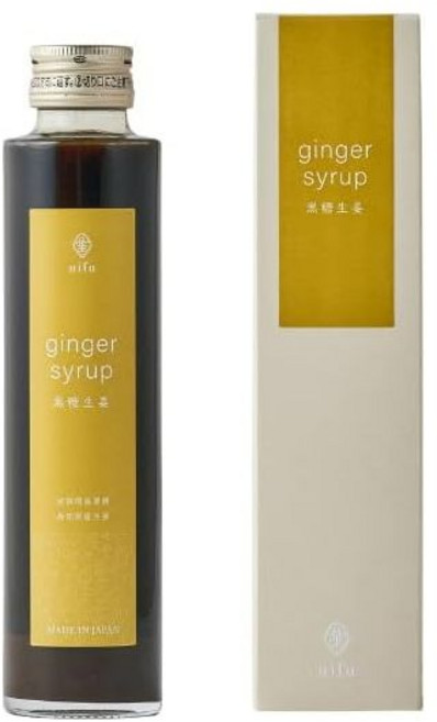 니푸 일본 흑설탕 진저 흑당 생강 시럽 180ml