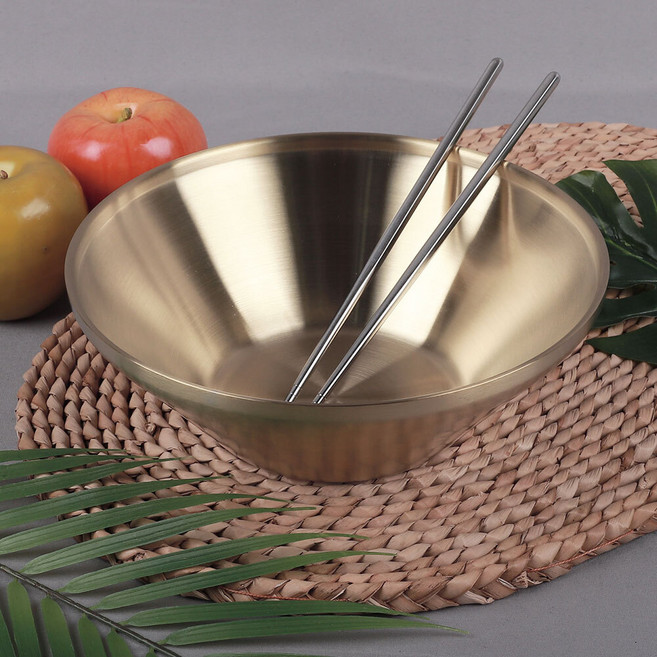 티타늄 우동 면기 20 AA 스텐 라면 그릇 대접 냉면기 비빔기(list, 티타늄우동면기22, 1개