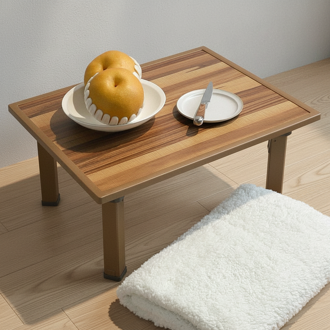 다용도 접이식 테이블 좌식 책상 원룸 소형 중형 간이 밥상 식탁, 접이식 테이블_(대청마루 2호), 본상품선택