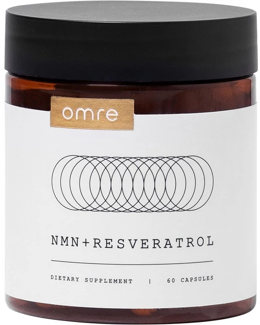 Omre NMN + RESVERATROL 60캡슐 1개월 레스베라트롤 - 쿠팡