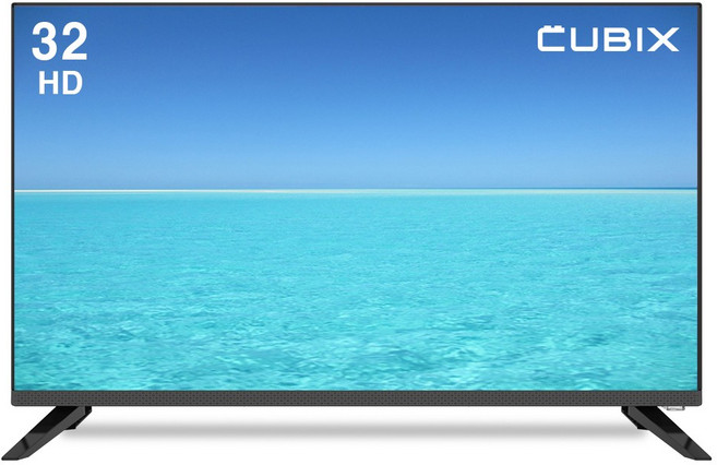 큐빅스 32인치 81cm LED HD TV 티비 대기업패널 제로베젤, 81cm(32인치), CBXTV320HD, 스탠드형, 고객직접설치