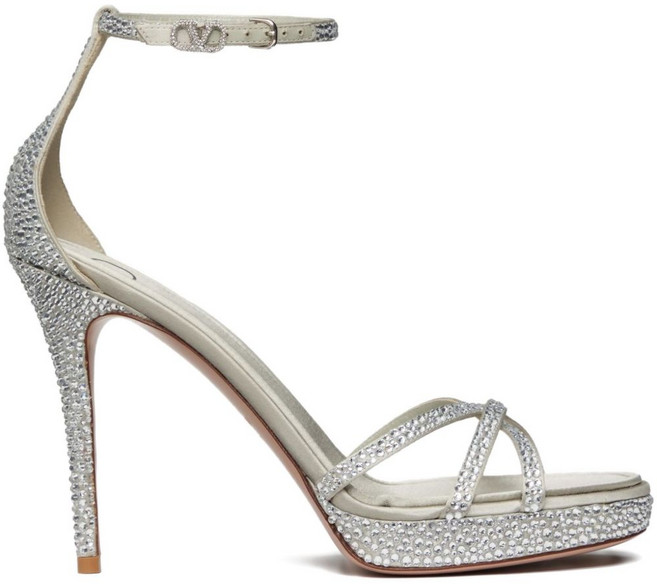 발렌티노 가라바니 이브닝글램 플랫폼 샌들 120mm