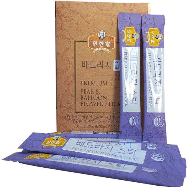인산가 배도라지 스틱 20ml X 30스틱/한국/인산가 공식대리점, 1개