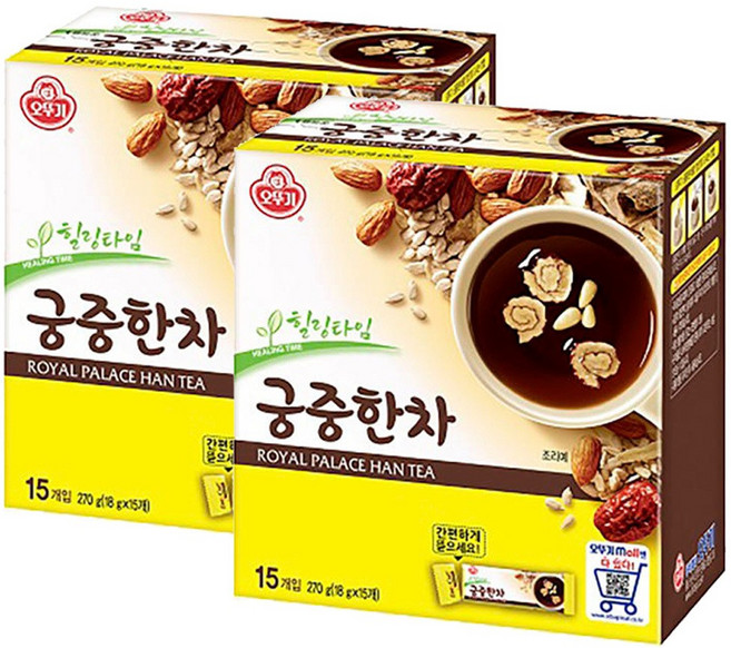 오뚜기 궁중한차, 18g, 15개입, 2개