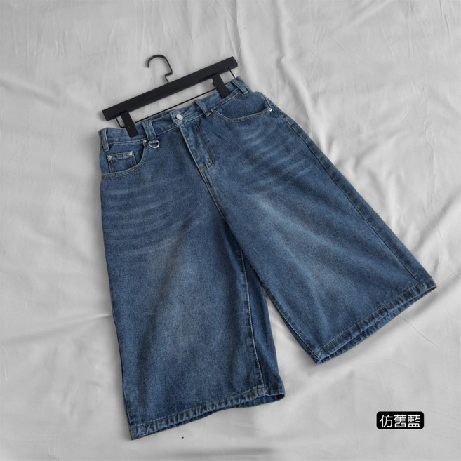 BT3 復古水洗 日系仿舊工裝寬鬆短褲 FM12