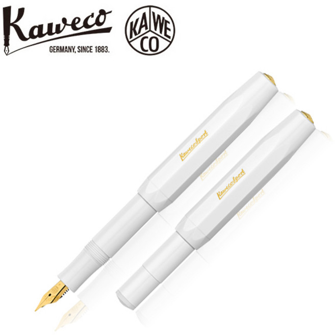 카웨코 스포츠 클래식 만년필 화이트, F