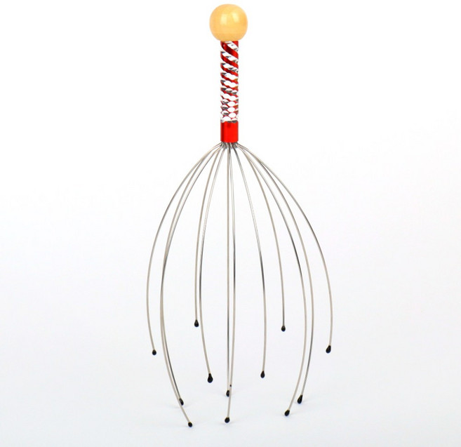 두피 문어발모양 도구 지압 머리 안마기