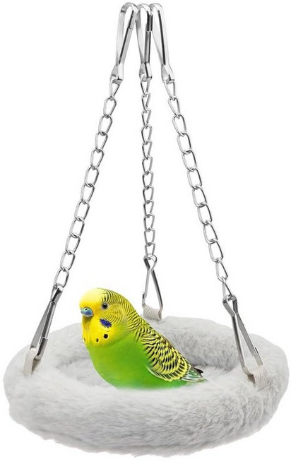 Wontee 새 둥지 침대 앵무새 걸이식 해먹 그네 잉꼬 카이케 세네갈 앵무새 코니엘 (S) 322659 9058715069
