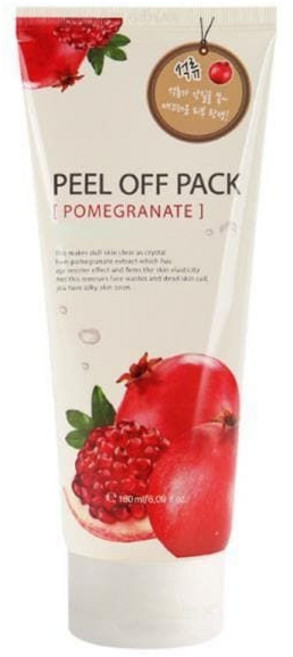 칙칙한 피부 맑고 투명하게 석류 필 오프 팩 180g, 1개, 1개입