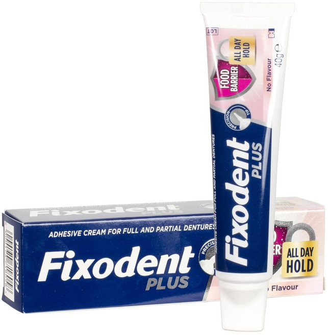 Fixodent Denture Adhesive Cream - Food Seal, 1개, 40g