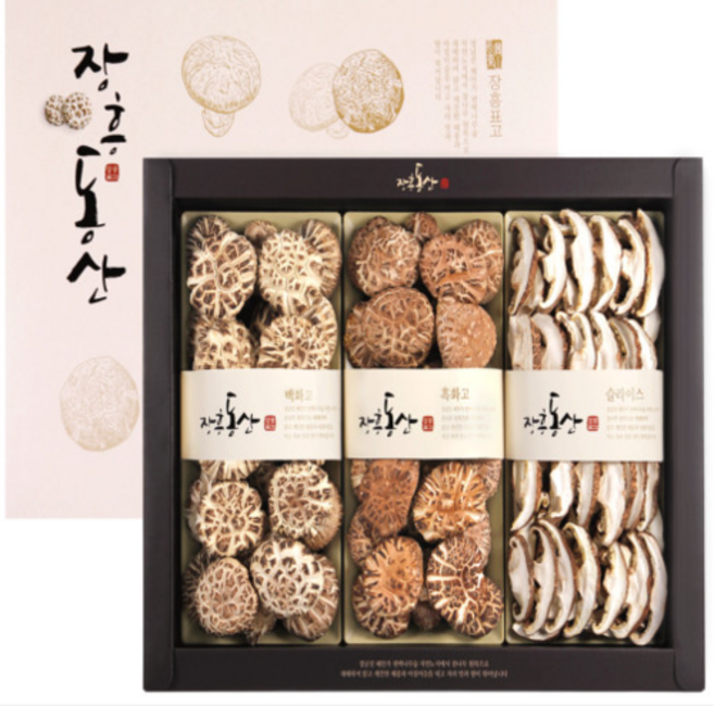 명품 버섯 선물세트 스승의날 어버이날 교수님 부모님, 명품 흑화고 세트 600g, 1세트
