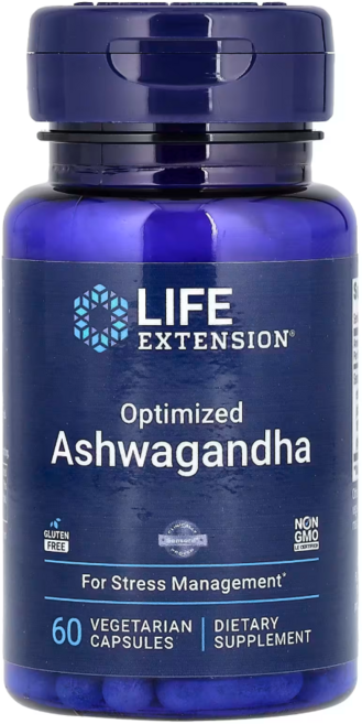 고효능 아슈완간다 스트레스 수면 영양제, 1개, 60정