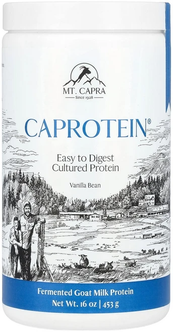 Mt. Capra Ca단백질® 바닐라빈 453g(16oz) Capra (마운틴 카프라), 1개 - 쿠팡