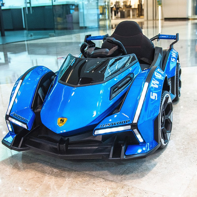하우바이몰 어린이전동차 유아전동차 조카선물 아이들이좋아하는 아기자동차 키즈카 유아자동차, 전기 구동, 1개, 글로시블루 2륜구동 12V