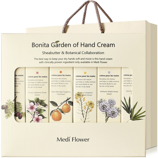메디플라워 보니타 가든 핸드크림 6종세트, 1개