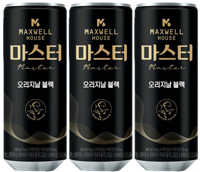 맥스웰하우스 콜롬비아나 오리지날블랙, 240ml, 60개