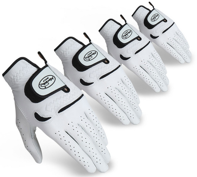 마르시아 Use in Fields 4장 올양피 골프장갑 남성용 왼손착용 4P 1SET, For the left hand, 4개