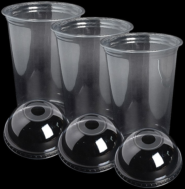 명성 14(420ml) 16온스(480ml) 92파이 PET 아이스컵 1000개+돔뚜껑 1000개 세트 테이크아웃 카페 커피 음료, 1세트, 1000개입, 480ml