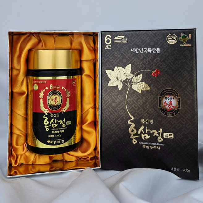 [고농축홍삼진액]풍기인삼 홍삼정 사포닌 고함량 홍삼 100%(홍삼근 90% 홍미삼 10%), 10세트, 260g