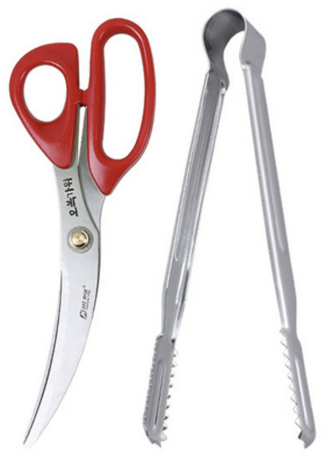 오복가위 구이구이가위 NO.9292 + 천성 악어집게 세트, 10세트