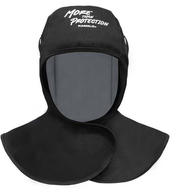 카멜로 방염면 ATB 안감 작업 기능성 용접 두건 AH 블랙, 1개