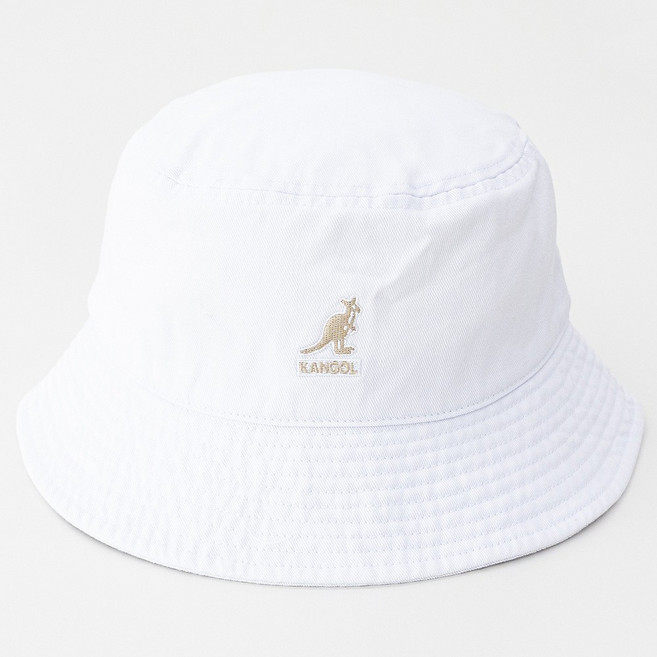 캉골 워시드 코튼 버킷햇 모자