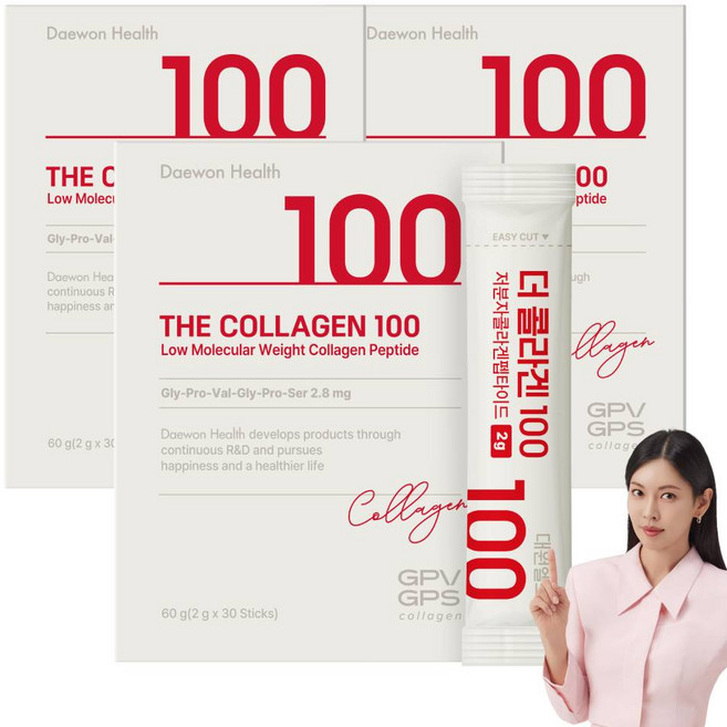 대원제약 더 콜라겐 100, 3박스
