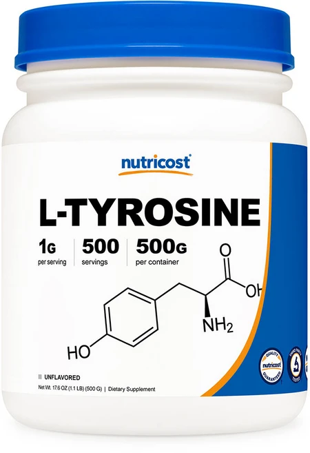 Nutricost L Tyrosine Powder 뉴트리코스트 엘 타이로신 파우더 500g, 1개 - 쿠팡