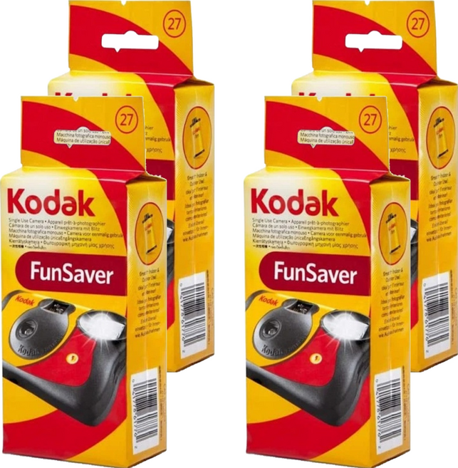 코닥 펀세이버 일회용 카메라 27컷, 4개