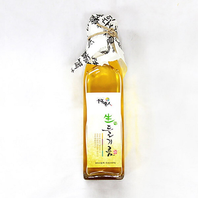 [푸르젠] 국내산 들깨로만든 생 들기름 300ml, 1개