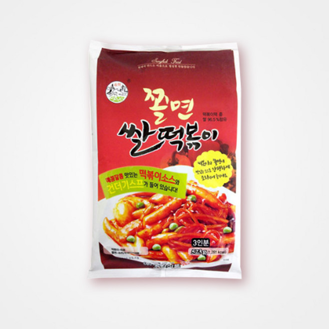 (송학) 쫄면떡볶이 국물떡볶이 즉석떡볶이 간편요리떡볶이 쫄면국물떡볶이, 1개, 523g