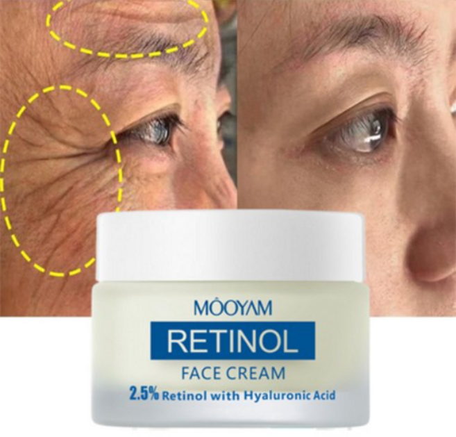 레티놀 크림 주름개선크림 모공수축크림 주름개선 비타민 A 크림 검버섯 제거, 50g, 2개