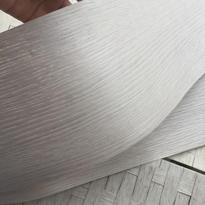 維尼好物 水洗染色白橡木直紋木皮 水灰色, 2.5米左右 *15厘米左右, 1個