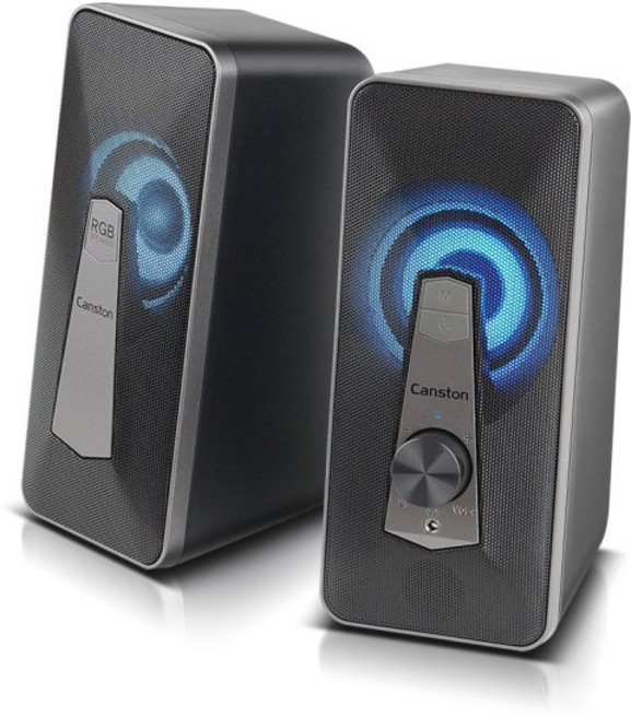 캔스톤 S9BT RGB 블루투스겸용 2채널 컴퓨터 게이밍 스피커, 단일