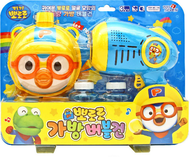 [토이세븐] 뽀로로 가방 버블건, 1개, 단일옵션, 1개