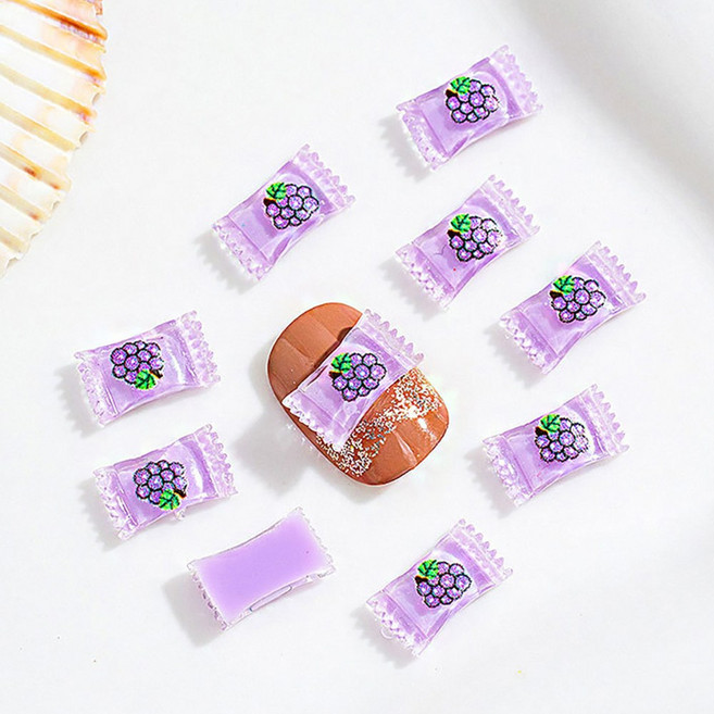 클래식네일 캔디 네일파츠, 포도(811), 30개