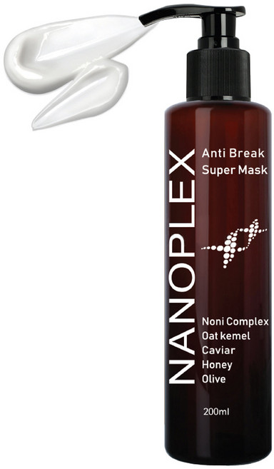 나노플렉스 안티브레이크 펌 염색 탈색으로 손상된모발케어 슈퍼 마스크 200ml, 1개