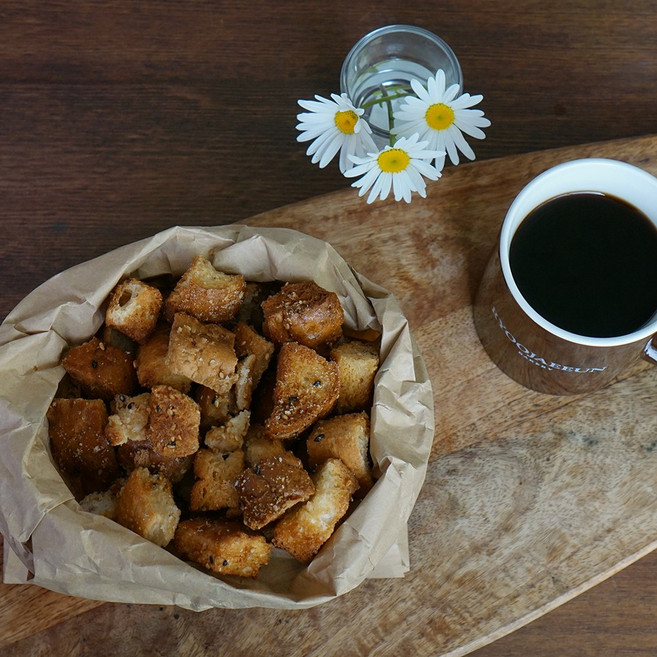 [파주류재은베이커리] 바게트 러스크 간식 디저트 달달한 맥주안주 바삭함 고소한 버터러스크, 1개, 350g