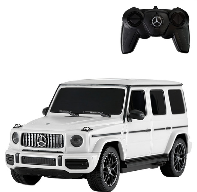 RASTAR 星輝 賓士 G63 遙控車 1:24 模型, 白色, 1個