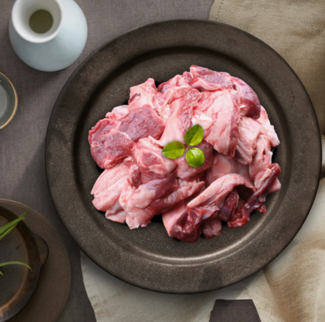 HACCP 인증시설 제조 믿고 드실 수 있는 국내산 한우 스지 총 1200g, 6개, 200g