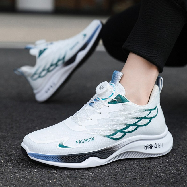 ANYOU 남자 운동화 편안한 다이얼 에어쿠션 런닝화 워킹화 경량 스포츠화