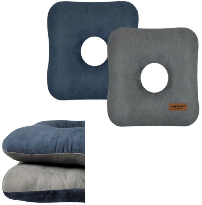 WSMall 아이비스 사계절 도넛 양면 방석 임산부방석, 랜덤, 1개