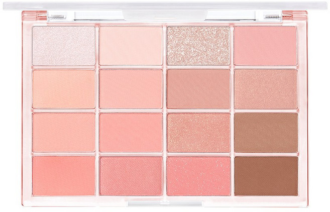 웨이크메이크 소프트 블러링 아이팔레트 16구 08 캔디코랄블러링 1개, #08 캔디 코랄 블러링