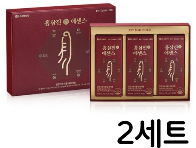 리튠 홍삼진 에센스 스틱, 300ml, 2세트