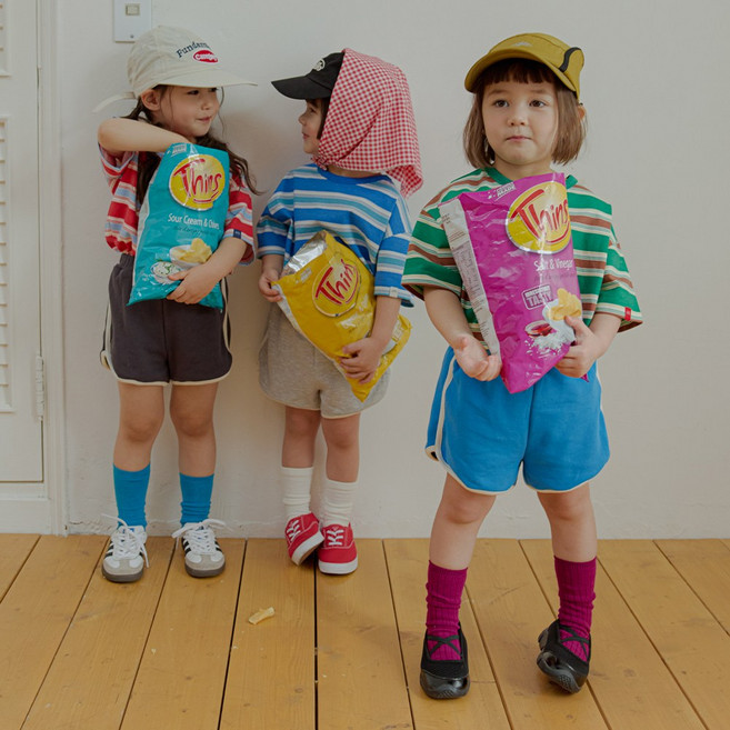 [해피버스]멀티팝ST셋업 아동상하세트