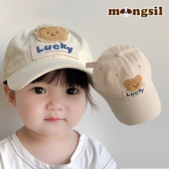 몽실이 럭키베어 캡모자